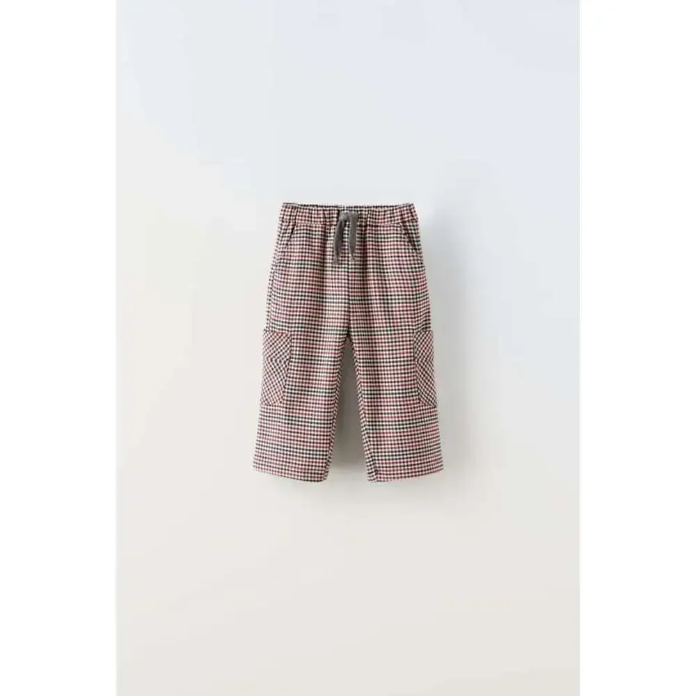 PLAID OVERSHIRT -SET